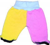 Polodupačky FUNKY line žlutá + růžová