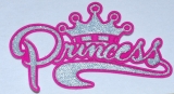 Nažehlovačka Princess růžová PVC