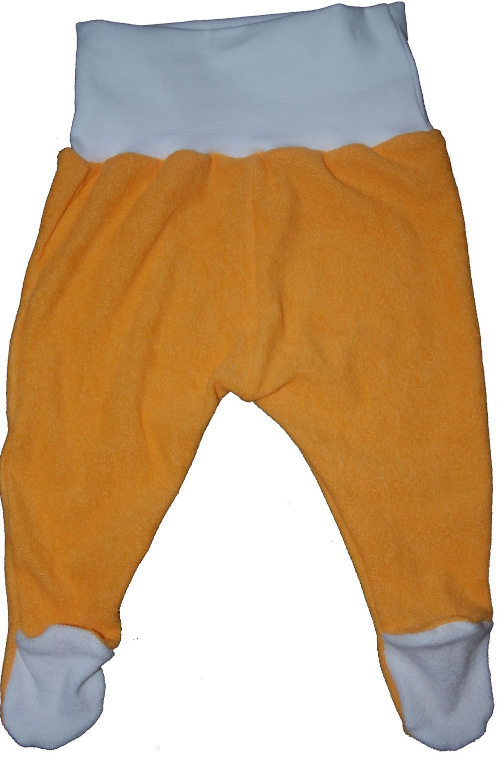 Polodupačky froté oranžové