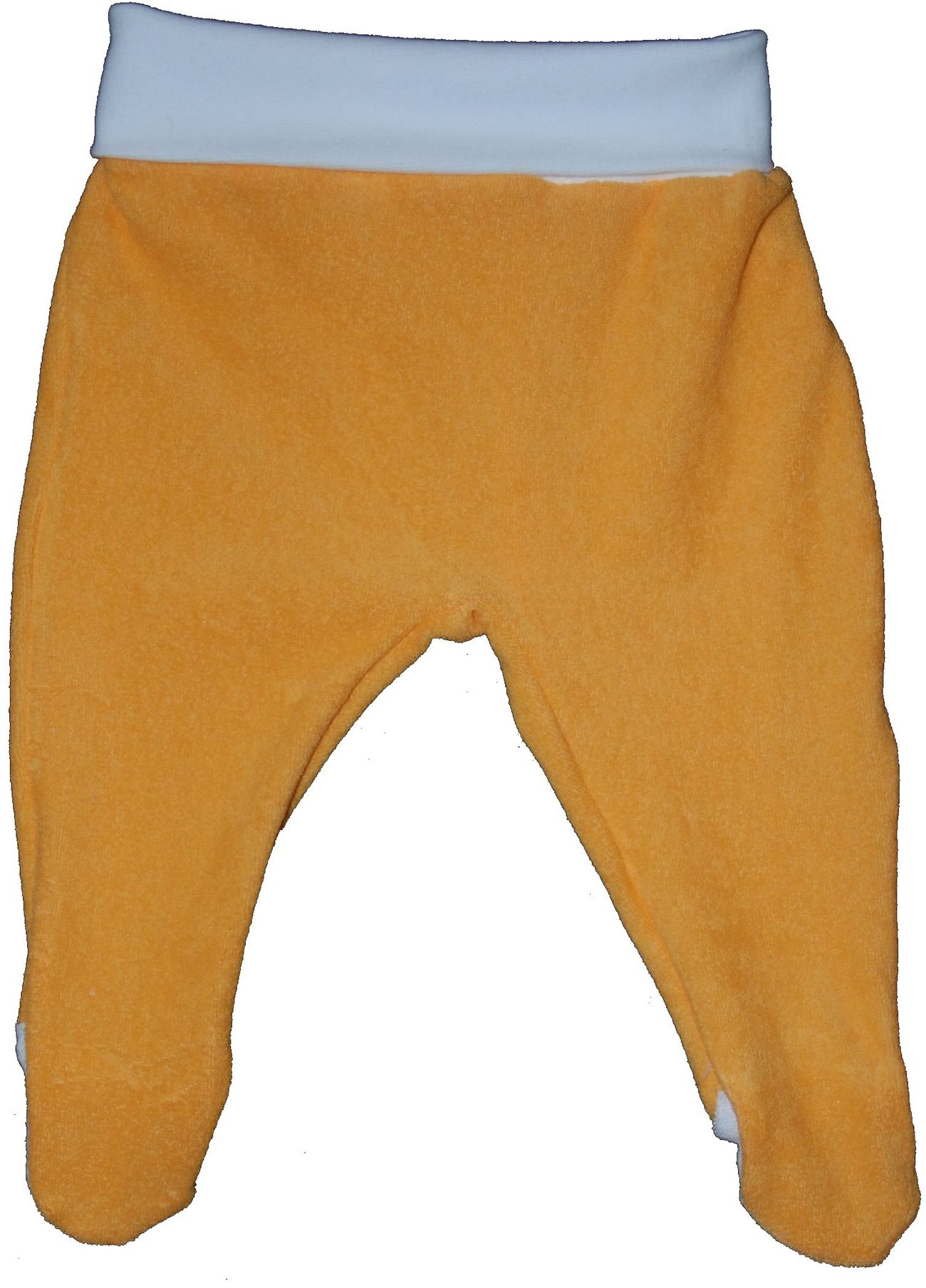 Polodupačky froté oranžové