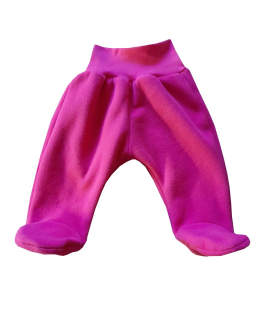 Polodupačky zimní fleece růžové 62