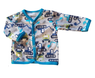 kojenecký kabátek bagr