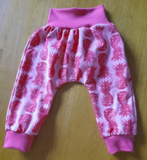 Letní baggy pro holčičky ananas 68/74