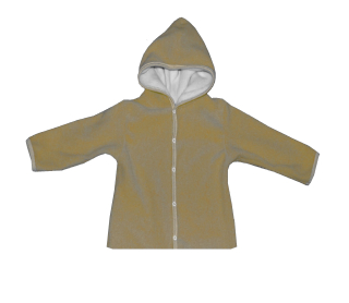 zimní kabátek fleece béžový