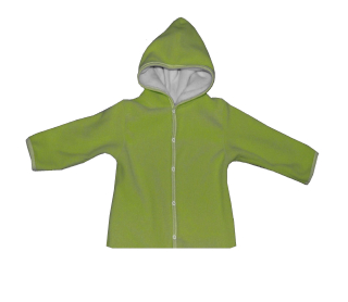 zimní kabátek fleece zelený