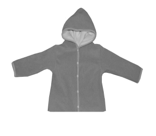 zimní kabátek fleece šedý
