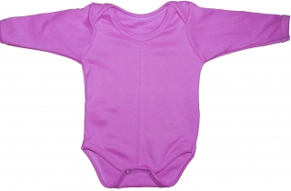 Kojenecké body růžové křížené nebo zapínací